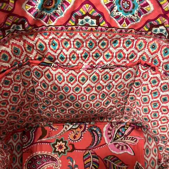 Vera Bradley Retired Color - Call Me Coral Large Tote - Picture 10 of 12